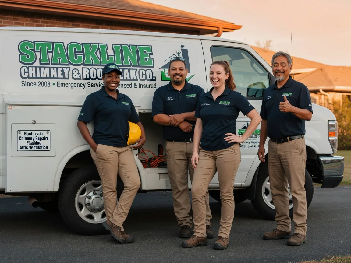 Chimney flashing repair company in Amherst, OH